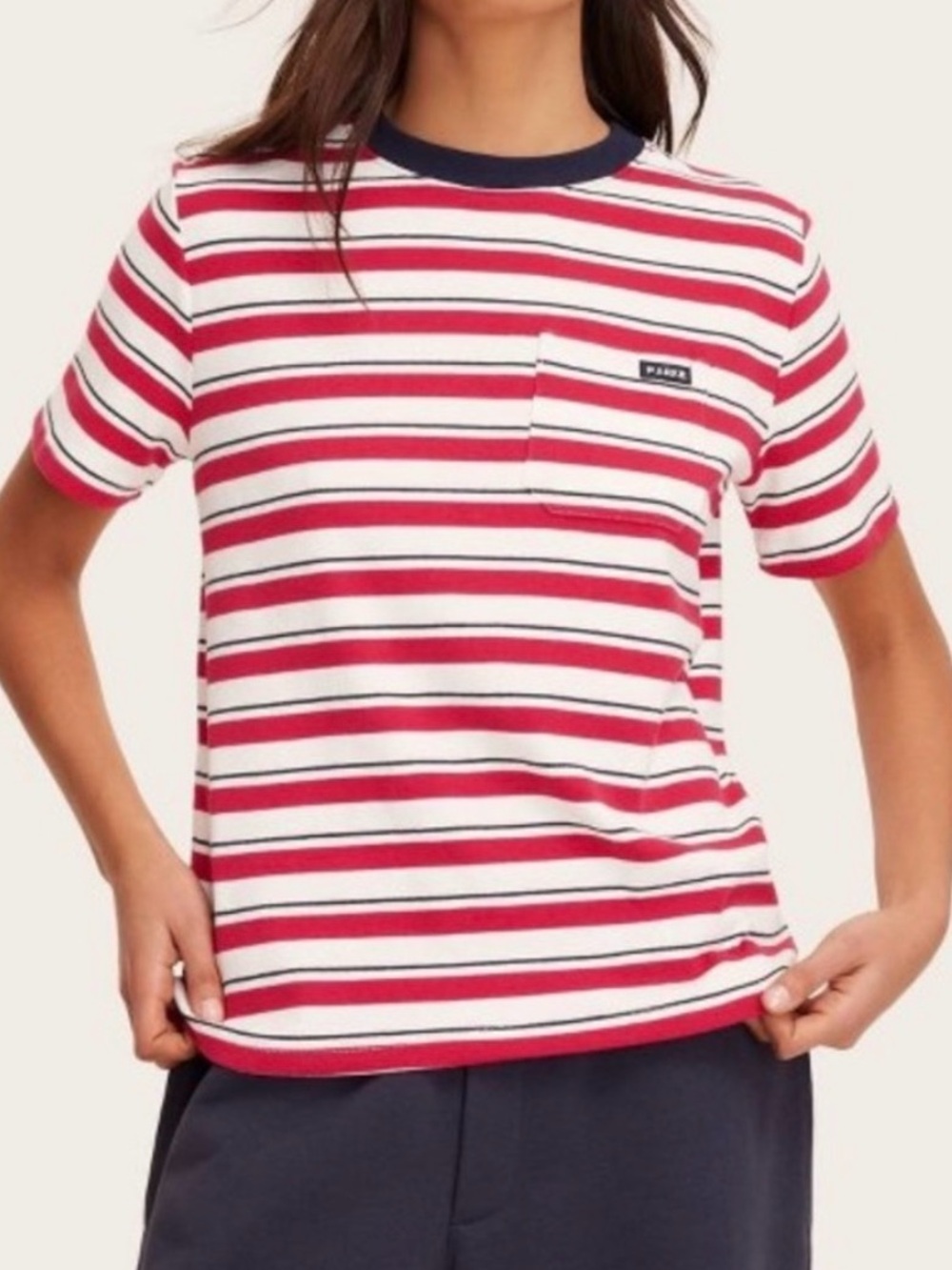 NWT ♥️Parke x Target Collab Short Sleeve Striped T-Shirt in Size M